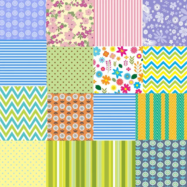 African Quilt Squares: Large 01
