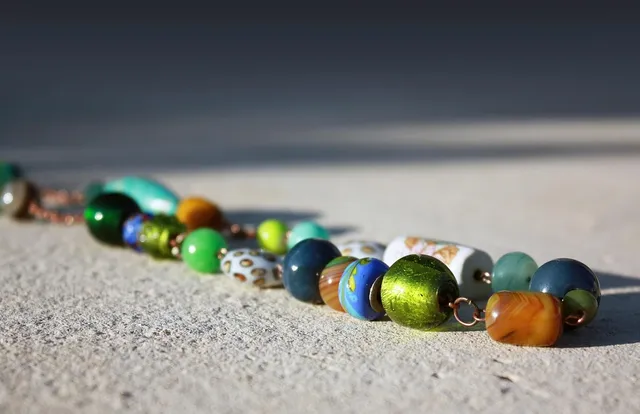 Large bead necklace