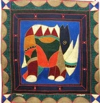 Pillow Cover -Rhinoceros