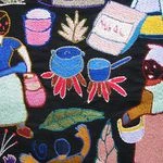 Wall Hanging - Peaceful African Village 